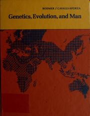 Cover of Genetics, Evolution, and Man by Walter Fred Bodmer