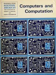 Cover of Computers and Computation by Robert R. Fenichel