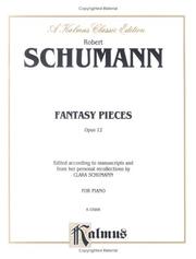 Schumann Fantasy Pieces Op. 12