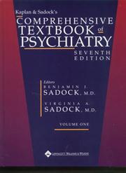 Cover of Kaplan and Sadock's Comprehensive Textbook of Psychiatry by Benjamin J. Sadock