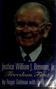 Cover of Justice William J. Brennan, Jr by Roger L. Goldman