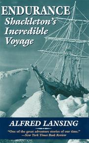 Endurance: Shackleton's Incredible Voyage book cover
