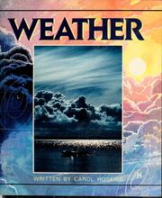 Cover of Weather by Carol Hosking