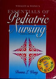 Cover of Whaley & Wong's Essentials of Pediatric Nursing by Donna L. Wong