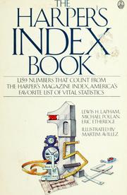 Cover of The Harper's Index Book by Lewis H. Lapham