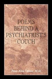 Cover of Poems Behind a Psychiatrist's Couch by Peter Alan Olsson, M.D.