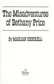 Cover of The Misadventures of Bethany Price by Marian Cockrell