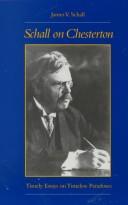 Cover of Schall on Chesterton by James V. Schall