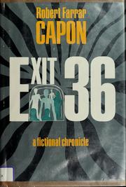 Cover of Exit 36 by Robert Farrar Capon