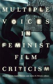 Cover of Multiple Voices in Feminist Film Criticism by Diane Carson