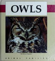 Cover of Owls by Markus Kappeler