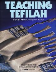 Cover of Teaching Tefilah by Bruce Kadden