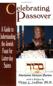 Cover of Celebrating Passover by Marianne Monson-Burton