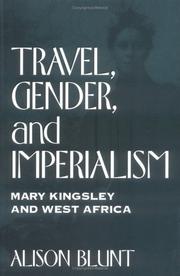 Cover of Travel, Gender, and Imperialism by Alison Blunt