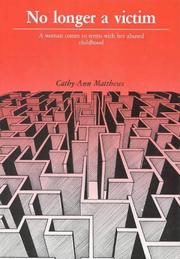 Cover of No Longer a Victim by Cathy Ann Matthews