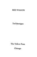 Cover of Red Wagon by Ted Berrigan