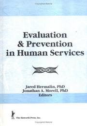 Cover of Evaluation & Prevention in Human Services by Jared Hermalin