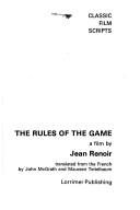 Cover of The Rules of the Game by Jean Renoir