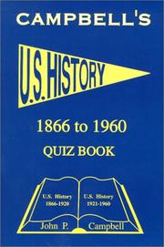 Campbell's Quiz  Book on U.S. History from 1866 to 1960