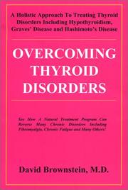 Cover of Overcoming Thyroid Disorders by David Brownstein