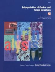 Cover of Interpretation of Canine and Feline Urinalysis by Dennis J. Chew