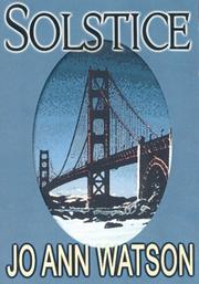 Cover of Solstice by Jo Ann Watson