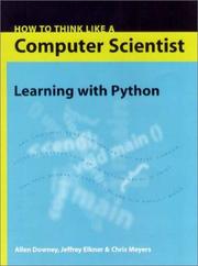 Cover of How to Think Like a Computer Scientist by Allen Downey