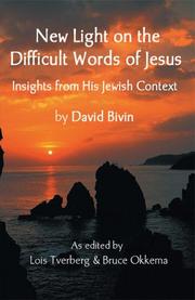 Cover of New Light on the Difficult Words of Jesus by David Bivin