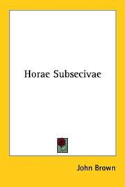 Horae Subsecivae