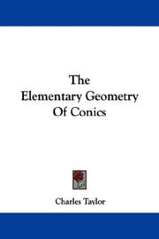 The Elementary Geometry Of Conics