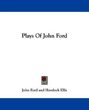 Plays Of John Ford