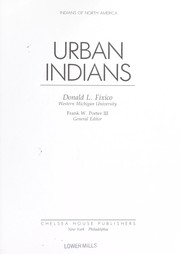 Cover of Urban Indians by Donald Lee Fixico