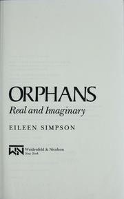 Cover of Orphans by Eileen B. Simpson