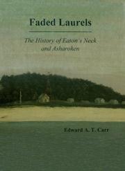 Cover of Faded Laurels by Edward A. T. Carr