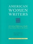 Cover of American Women Writers by Taryn Benbow-Pfalzgraf