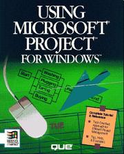 Cover of Using Microsoft Project for Windows by Tim Pyron