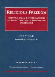 Cover of Religious Freedom by John Thomas Noonan