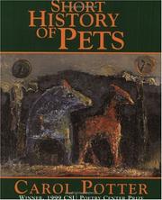 Cover of Short History of Pets by Carol Potter