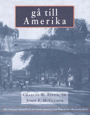 Cover of Gå Till Amerika by Charles W. Estus