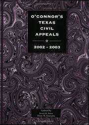 Cover of O'Connor's Texas Civil Appeals by Michol O'Connor