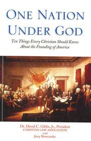 Cover of One Nation Under God by David C. Gibbs