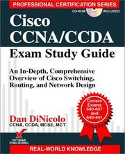 Cover of Cisco CCNA/CCDA by Dan Dinicolo