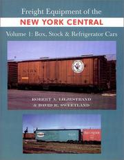 Cover of Freight Equipment of the New York Central by Robert A. Liljestrand