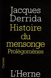 Histoire du mensonge