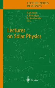 Cover of Lectures on Solar Physics by H.M. Antia