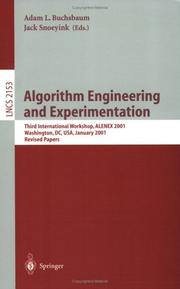 Cover of Algorithm Engineering and Experimentation by Adam L. Buchsbaum