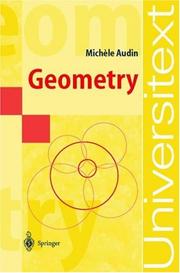 Cover of Geometry by Michele Audin