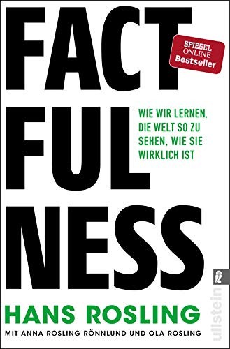 Book cover of “Factfulness” by Hans Rosling