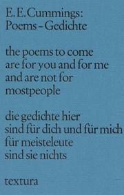 Poems. Gedichte.