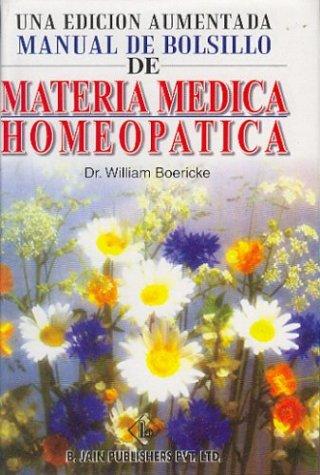 Libro de segunda mano: Una Edicion Aumentada Manual De Bolsillo De Materia Medica Homeopatica